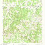 United States Geological Survey Crabapple Creek, TX (1963, 24000-Scale) digital map