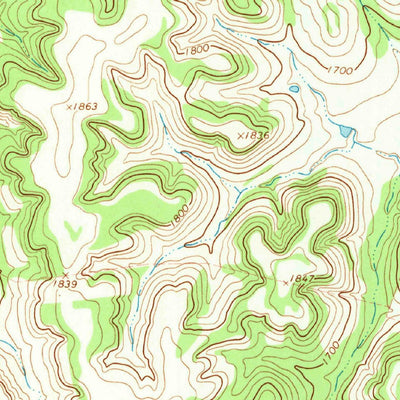 United States Geological Survey Crabapple Creek, TX (1963, 24000-Scale) digital map