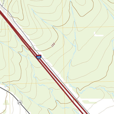 United States Geological Survey Crabbs Prairie, TX (2022, 24000-Scale) digital map