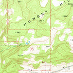 United States Geological Survey Crabtree, OR (1970, 24000-Scale) digital map
