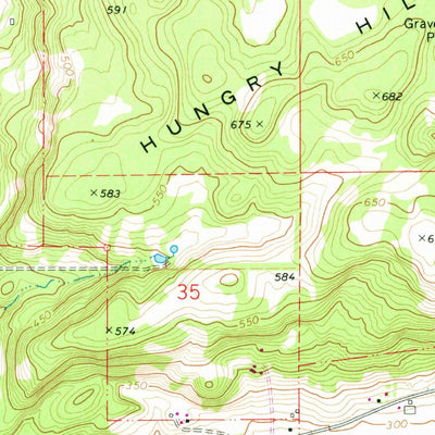 United States Geological Survey Crabtree, OR (1970, 24000-Scale) digital map