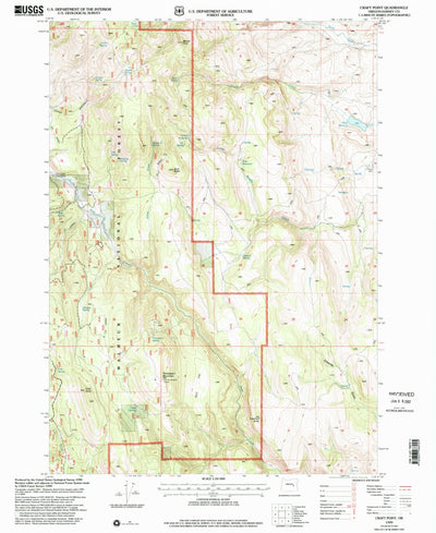 United States Geological Survey Craft Point, OR (1999, 24000-Scale) digital map