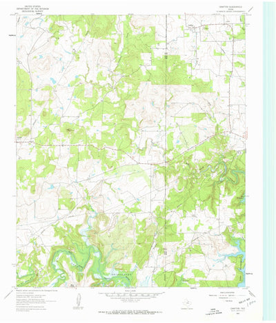 United States Geological Survey Crafton, TX (1961, 24000-Scale) digital map