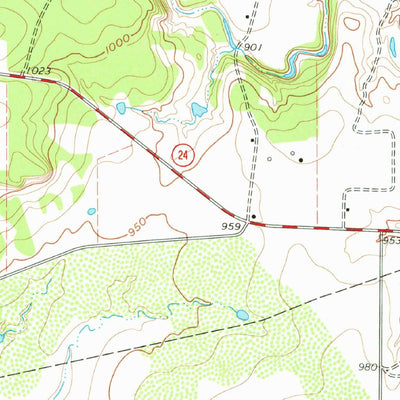 United States Geological Survey Crafton, TX (1961, 24000-Scale) digital map