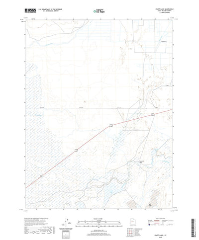 United States Geological Survey Crafts Lake, UT (2020, 24000-Scale) digital map
