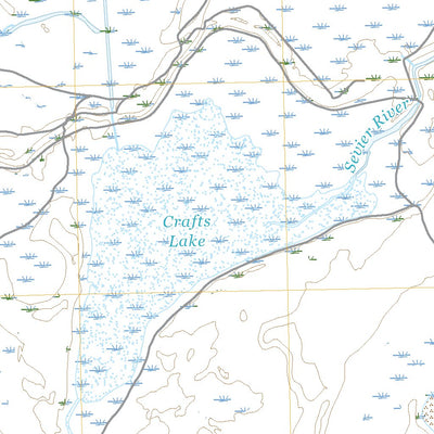 United States Geological Survey Crafts Lake, UT (2020, 24000-Scale) digital map