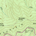 United States Geological Survey Craggy Pinnacle, NC (1947, 24000-Scale) digital map