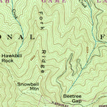 United States Geological Survey Craggy Pinnacle, NC (1947, 24000-Scale) digital map