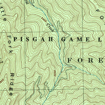 United States Geological Survey Craggy Pinnacle, NC (1997, 24000-Scale) digital map