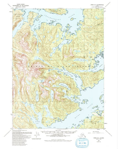 United States Geological Survey Craig A-1, AK (1948, 63360-Scale) digital map