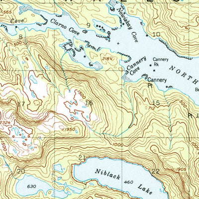United States Geological Survey Craig A-1, AK (1948, 63360-Scale) digital map