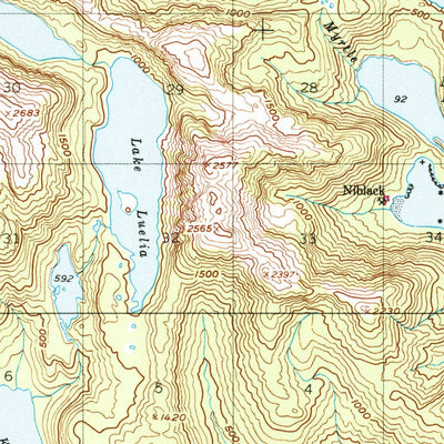 United States Geological Survey Craig A-1, AK (1948, 63360-Scale) digital map