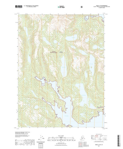 United States Geological Survey Craig A-1 SW, AK (2021, 25000-Scale) digital map