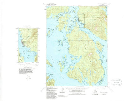 United States Geological Survey Craig A-3, AK (1951, 63360-Scale) digital map
