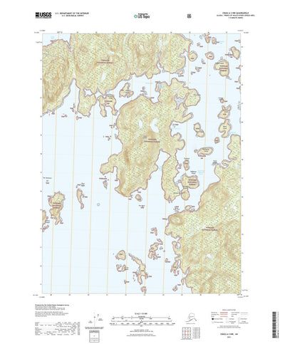 United States Geological Survey Craig A-3 NW, AK (2021, 25000-Scale) digital map