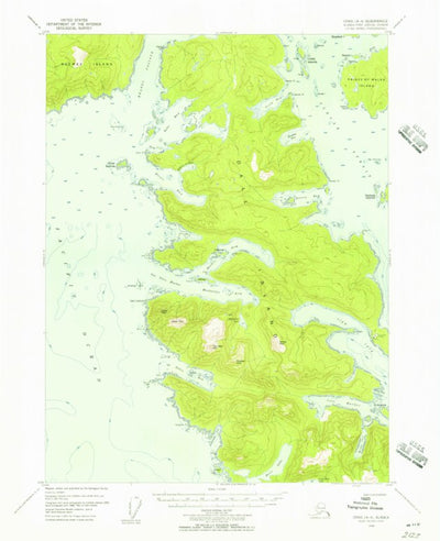 United States Geological Survey Craig A-4, AK (1948, 63360-Scale) digital map