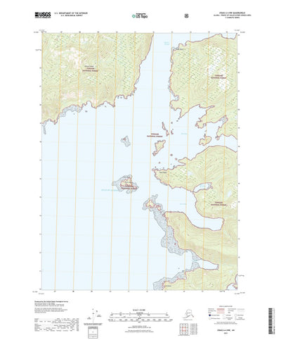 United States Geological Survey Craig A-4 NW, AK (2021, 25000-Scale) digital map