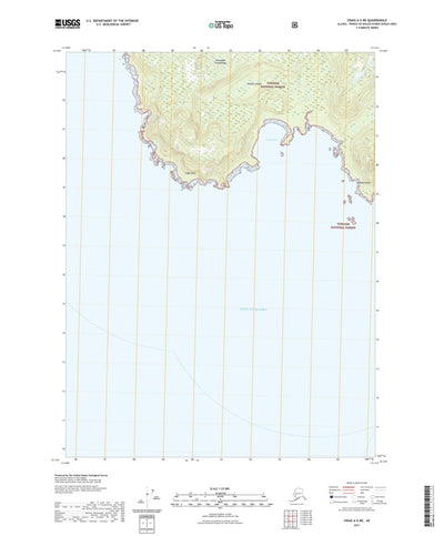 United States Geological Survey Craig A-5 NE, AK (2021, 25000-Scale) digital map