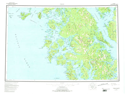 United States Geological Survey Craig, AK (1957, 250000-Scale) digital map