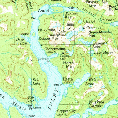 United States Geological Survey Craig, AK (1957, 250000-Scale) digital map