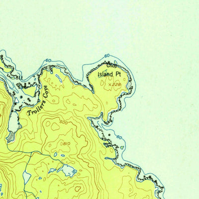 United States Geological Survey Craig B-1, AK (1950, 63360-Scale) digital map