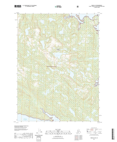 United States Geological Survey Craig B-1 SW, AK (2021, 25000-Scale) digital map
