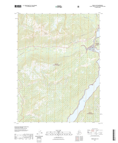 United States Geological Survey Craig B-3 NE, AK (2021, 25000-Scale) digital map