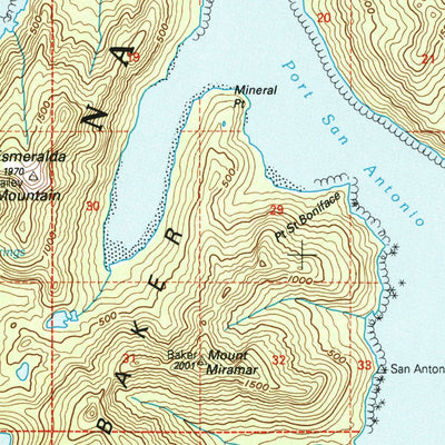 United States Geological Survey Craig B-5, AK (2000, 63360-Scale) digital map