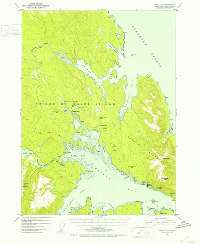 United States Geological Survey Craig C-2, AK (1951, 63360-Scale) digital map