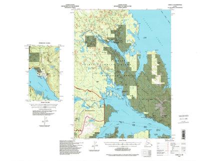 United States Geological Survey Craig C-2, AK (1994, 63360-Scale) digital map