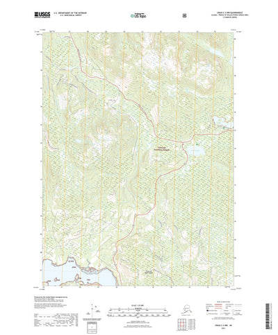 United States Geological Survey Craig C-3 NW, AK (2021, 25000-Scale) digital map