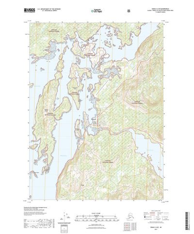 United States Geological Survey Craig C-4 SE, AK (2021, 25000-Scale) digital map