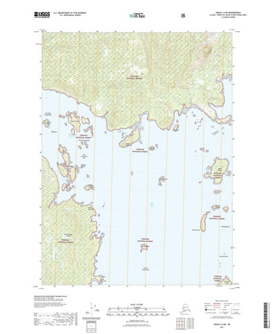 United States Geological Survey Craig C-4 SW, AK (2021, 25000-Scale) digital map