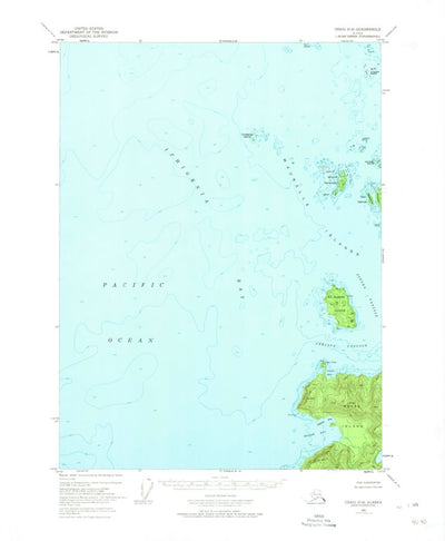 United States Geological Survey Craig C-6, AK (1951, 63360-Scale) digital map