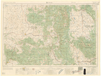 United States Geological Survey Craig, CO-WY (1957, 250000-Scale) digital map