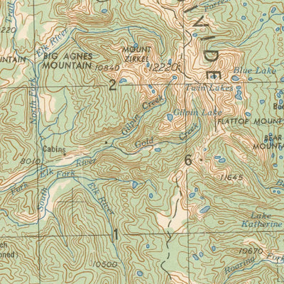United States Geological Survey Craig, CO-WY (1957, 250000-Scale) digital map