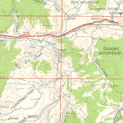 United States Geological Survey Craig, CO-WY (1962, 250000-Scale) digital map