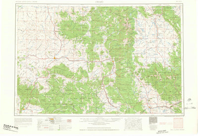United States Geological Survey Craig, CO-WY (1964, 250000-Scale) digital map