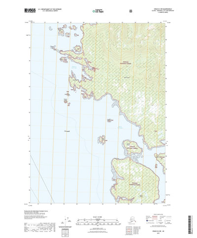 United States Geological Survey Craig D-2 NE, AK (2021, 25000-Scale) digital map