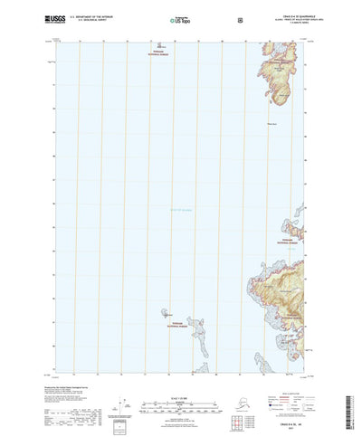 United States Geological Survey Craig D-6 SE, AK (2021, 25000-Scale) digital map