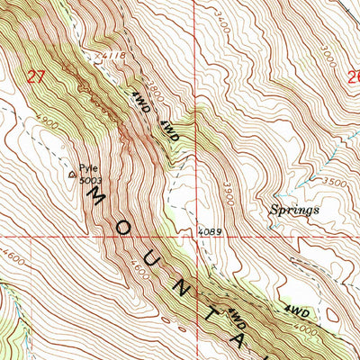 United States Geological Survey Craig Mountain, OR (1994, 24000-Scale) digital map