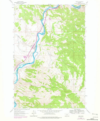 United States Geological Survey Craig, MT (1961, 24000-Scale) digital map