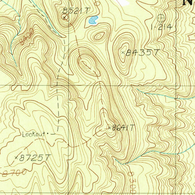 United States Geological Survey Craig Pass, WY (1986, 24000-Scale) digital map