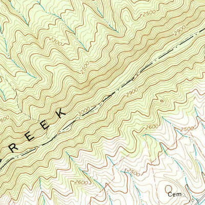 United States Geological Survey Craig Springs, VA-WV (1965, 24000-Scale) digital map