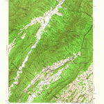 United States Geological Survey Craigsville, VA (1943, 62500-Scale) digital map