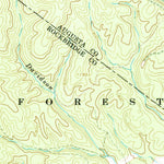 United States Geological Survey Craigsville, VA (1967, 24000-Scale) digital map