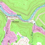 United States Geological Survey Craigsville, WV (1966, 24000-Scale) digital map