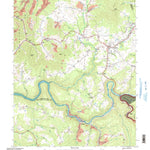 United States Geological Survey Craigsville, WV (1995, 24000-Scale) digital map
