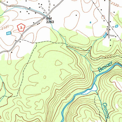 United States Geological Survey Craigsville, WV (1995, 24000-Scale) digital map