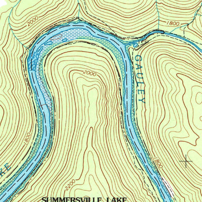 United States Geological Survey Craigsville, WV (1995, 24000-Scale) digital map